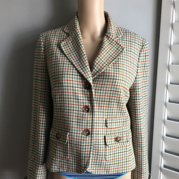 LOFT Jackets & Blazers - Ann Taylor Loft Women's Wool Blend Multi-colour Ja